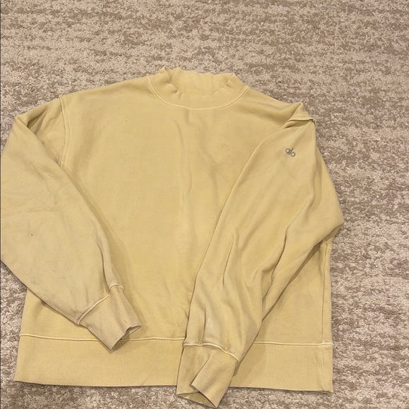 Alo Freestyle Mock Neck Sweatshirt Size Medium - Picture 3 of 8